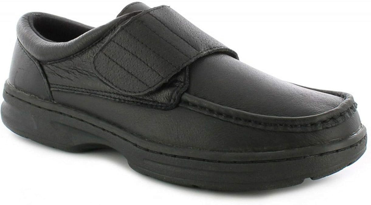 Dr Keller Men's Wide Fit Padded Collar Classic Shoes Wider Fitting Real