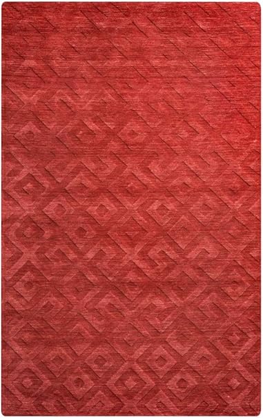 Amazon.com: Gatney Rugs Fossumtown Area Rug TC8289 Red Faded Distressed