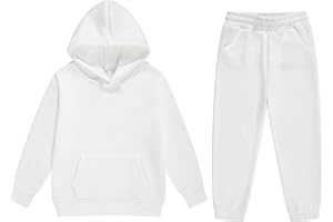 ICIBGDS Boys 2 Pieces Sweatsuits Pullover Hoodie and Sweatpants Girls Fashion Tracksuit Set Birthday Outfits