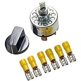 Rotary Switch 4-Position 3-Speed 16A-125V 12A-250V Fan Heater Speed Selector Switch