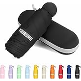 Yoobure Travel Umbrella Portable Compact Umbrellas, Pocket Mini for Purse, Umbrellas for UV Sun & Rain Small for Backpack, Um