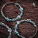 $100Tag Natural Turquoise Certified Navajo Native Adjustable Wrap Bracelet 12867 Made by Loma Siiva