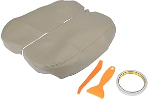 X AUTOHAUX Pair Car Center Console Lid Armrest Seat Box Cover Protector Replacement Microfiber Leather for Acura MDX 2007-201