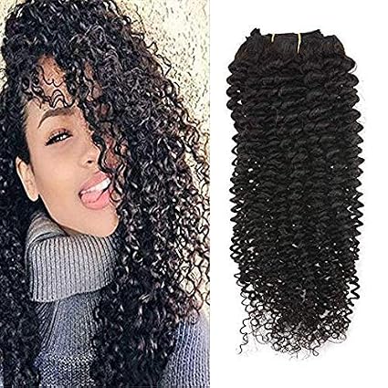 Full Shine 10 Pollice 7 Pcs 100g Capelli Ricci Clip In Per