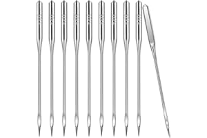AUGHOA Sewing Machine Needles 65/9, 60 Pcs Universal Sewing Machine Needles, Suitable for Singer, Brother, Janome Sewing Machines, Sizes 65/9, 75/11, 80/12, 90/14, 100/16, 110/18