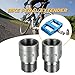 Lixada Bike Pedal Extenders 9/16 Inch Left Right Pedal Adapters Spacers