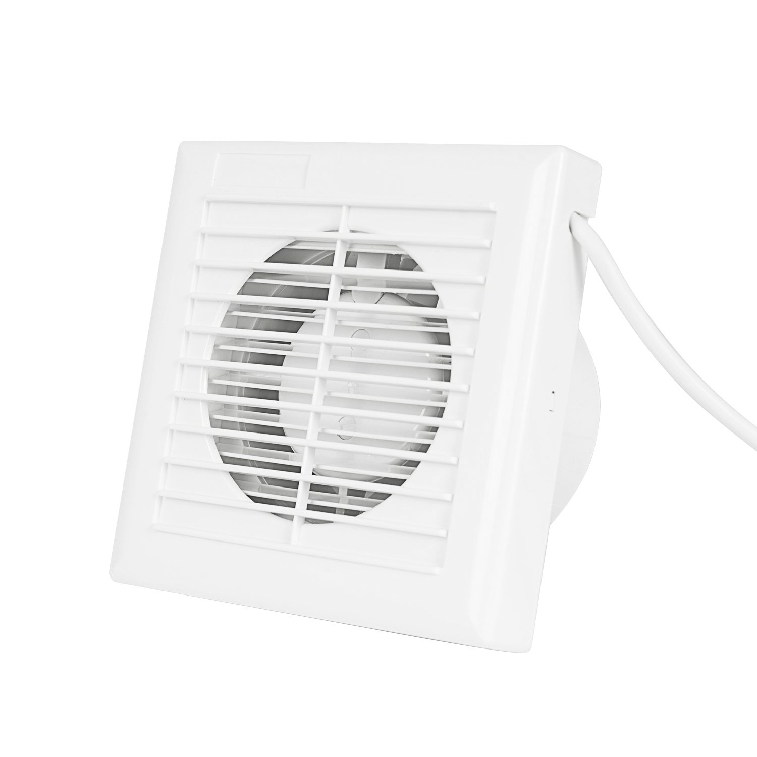 Hon&Guan 4" Home Ventilation Fan Bathroom Garage Exhaust Fan Window and Wall Mount Fan for Kitchen Bathroom HVAC System