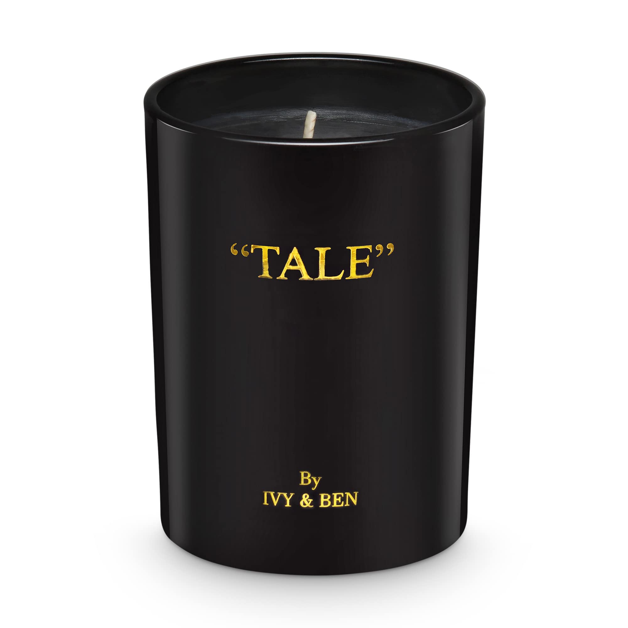 IVY & BEN NEW YORK - "Tale" and "Wonder" Collection - Luxurious Scented Candle in Glass - 100% Soy Wax, 260 g Gift for Women, Men, Birthday, Soy Candle