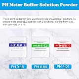 Nynelly pH Meter Buffer Calibration Solution Powder 15 Pack pH 4.01 6.86 9.18 view 5