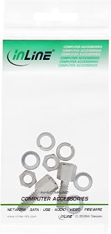 InLine 77776 Screw Set SUB-D Installation Kit 10 Pieces UNC 4-40 Thread view 3