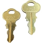 Replacement Keys (2252) to Fit Bruno VPL3100 VPL3200 Vertical Lifts SafeCo Brands 2-Keys