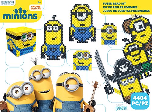 Perler Beads 80-54173 Minions Perler Activity Kit, Large, Yellow