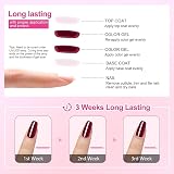 Vishine Milky White Gel Nail Polish 16ml Nude Translucent Soak Off LED view 8