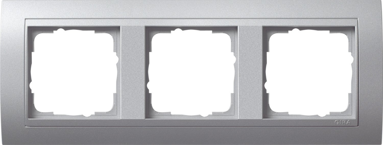 GIRA 021336 Covering Frame 3-Hole Event Z Frame Aluminium