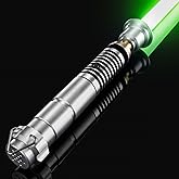 CVCBSER Upgrade App Control LK Dueling Lightsaber, Motion Control 16 Sets Sound Effects 3 Light Effects and 16 Colors Change, Smooth Swing Metal Light Sabers for Adults (RGB-LK)