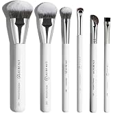 Albeaut Face Makeup Brush Set 6PCS, Angled Cream Foundation Liquid Blush Brush Concealer Brush Under Eye, Nose Contour Eyeliner &amp; Brow Brush