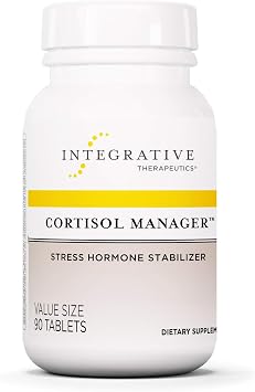 Cortisol Manager Integrative Therapeutics Sleep Stress And Cortisol Support Supplement Vegan 90 Tablets