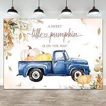 Amazon.com : Wollmix Fall Little Pumpkin Baby Shower Decorations ...