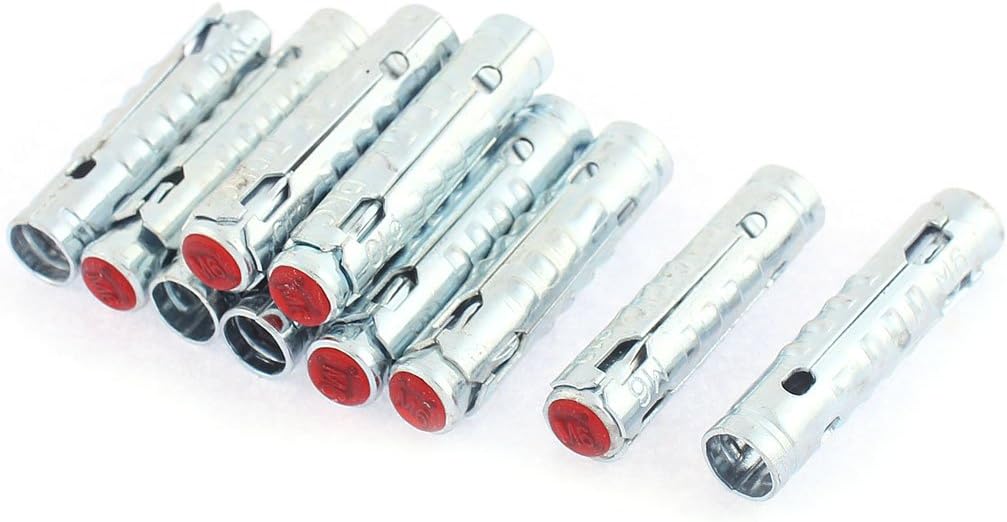 Fasteners Aexit 10 Pcs Screws & Bolts M6 Thread 40 x 10mm Split Sleeve