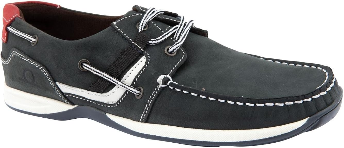 Chatham Mens Marine Goodison 11 Navy Boat Shoes Size 12 Amazon co uk 