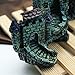 Tfwadmx Aquarium Decorative Castle Fish Tank Ornament Artificial Betta Cave Fish Hideout Super Magical Simulation European Villas Blue