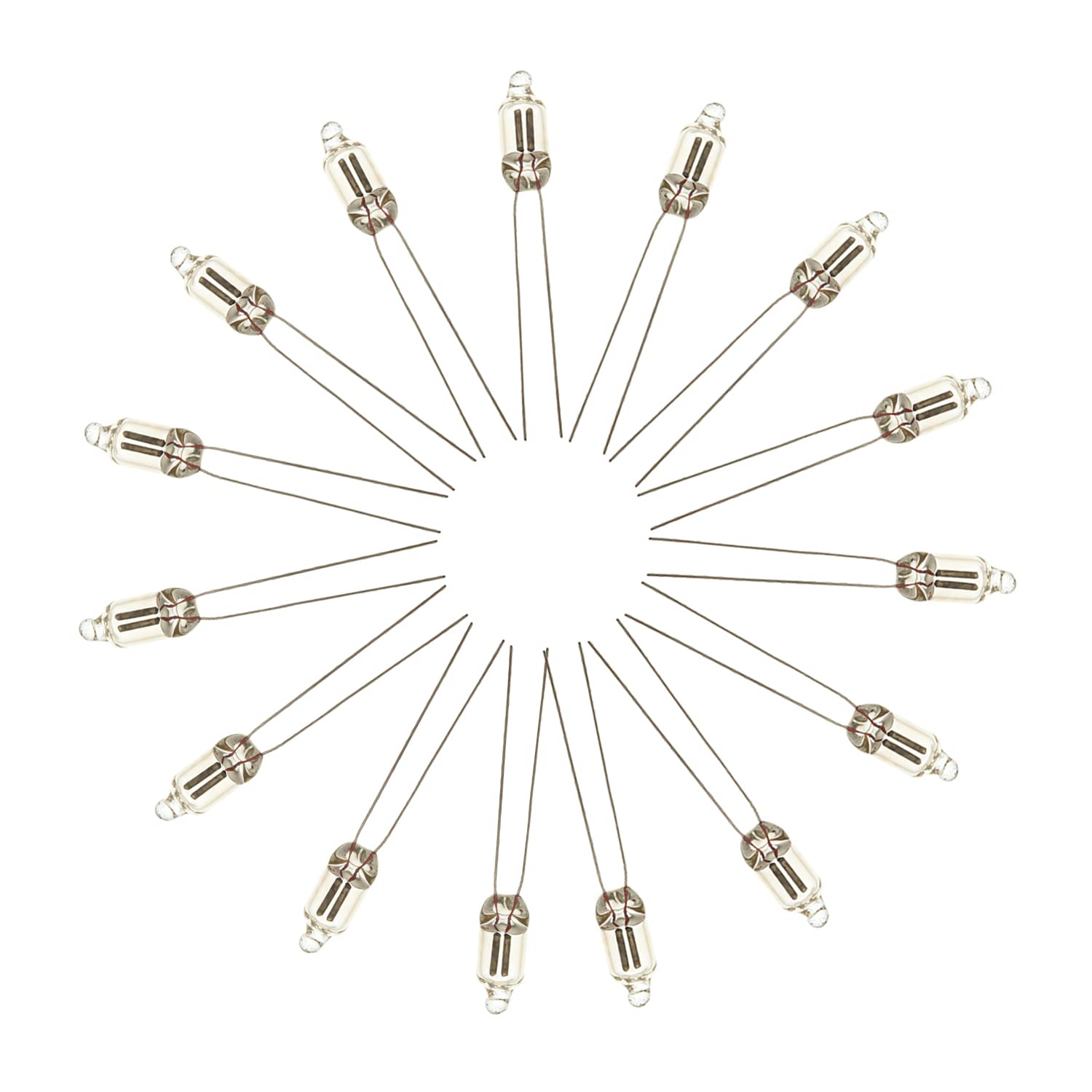 Othmro 100 Pieces F6 6mm x 16mm AC 220V Bright Red Light Neon Light Bulb Indicator Lamp 0 Ohm Replacement Part