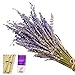 EMISH Dried Lavender Bundles - Freshly Harvested Real 100% Natural Lavender Bunch for DIY Home Office Party Wedding Decor