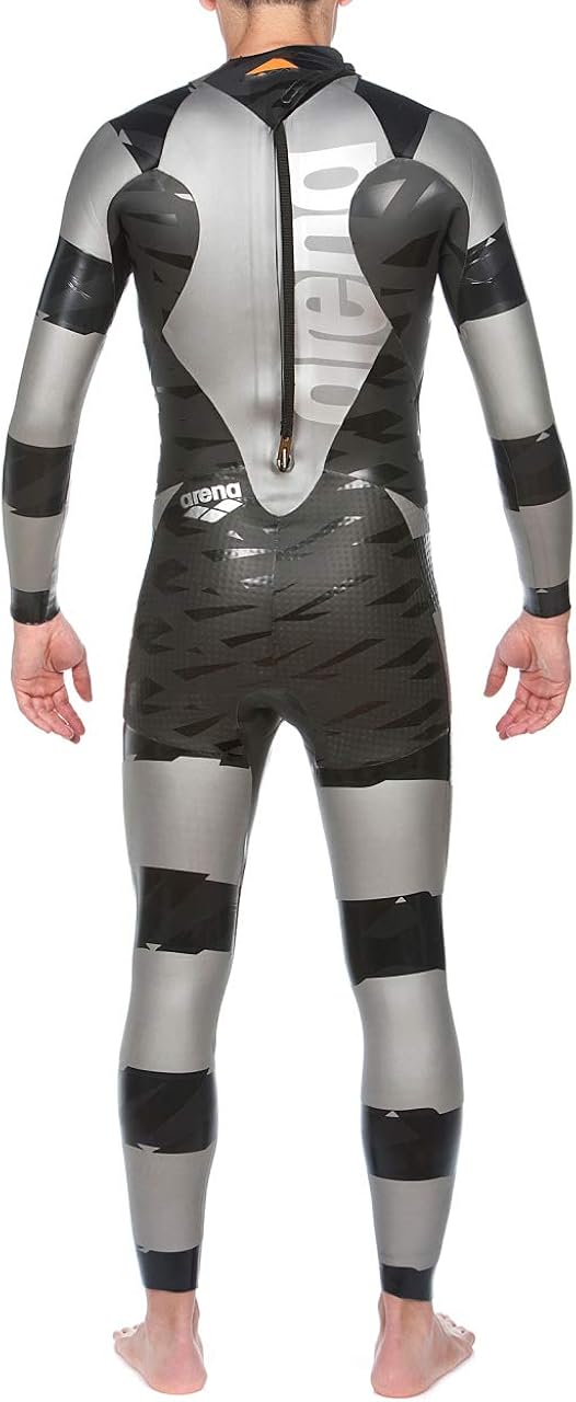 arena Men’s SAMS Triathlon Wetsuit Full Sleeve Shark Deterrent Neoprene for Open Water Swimming, Ironman and USAT Approved: Clothing