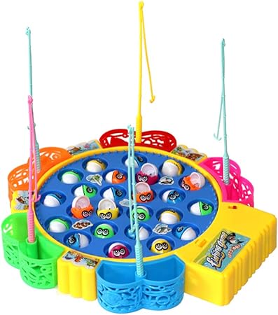 Amazon Nuobesty おもちゃ釣りゲーム木製磁気釣りゲーム魚キャッチボードゲームおもちゃ子供用幼児子供 木製パズル おもちゃ