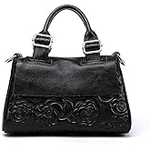 AIDRANI Genuine leather cowhide large capacity detachable shoulder bag Crossbody women's handbag storage purse for ladies