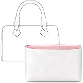 FANJI Project Purse Organizer Insert for LV Speedy 20 Handbag,Custom Fit Inside Premium Rose Sakura Lightweight WaterResistant Tote Bag Insert