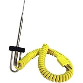 Cooper-Atkins 50209-K Type K MicroNeedle Thermocouple Probe with Polyurethane Jacket Cable, -100 to Plus 500 Degrees F Temper