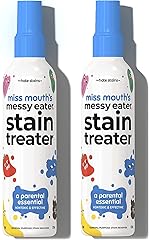 Miss Mouth's Messy Eater Stain Treater Spray - 4oz 2 Pack Stain Remover - Newborn & Baby Essentials - No Dry Cleaning Food, G
