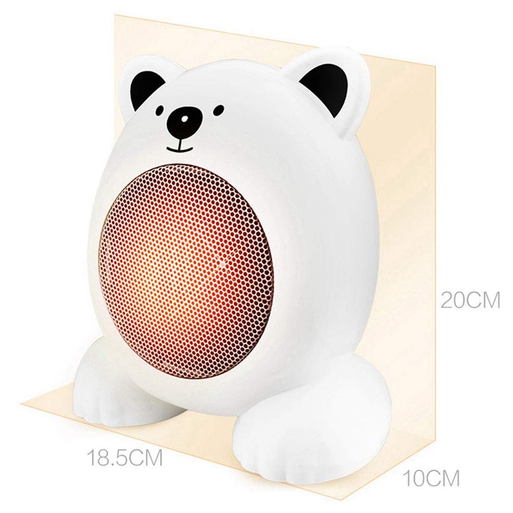 NOZOMI Fan Heater, Portable Electric Heater, One Button Switch, Thermostat and Safety Cut-Off, 2 Years Warranty, 3 pin UK plug in heater