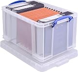 Really Useful Box 48 Litre Clear Pack of 3 Storage Boxes view 5