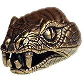 webead Knife Lanyard Paracord Beads Snake Head, Casted Copper Charm for EDC DIY Paracord Accessories Charms ST#32