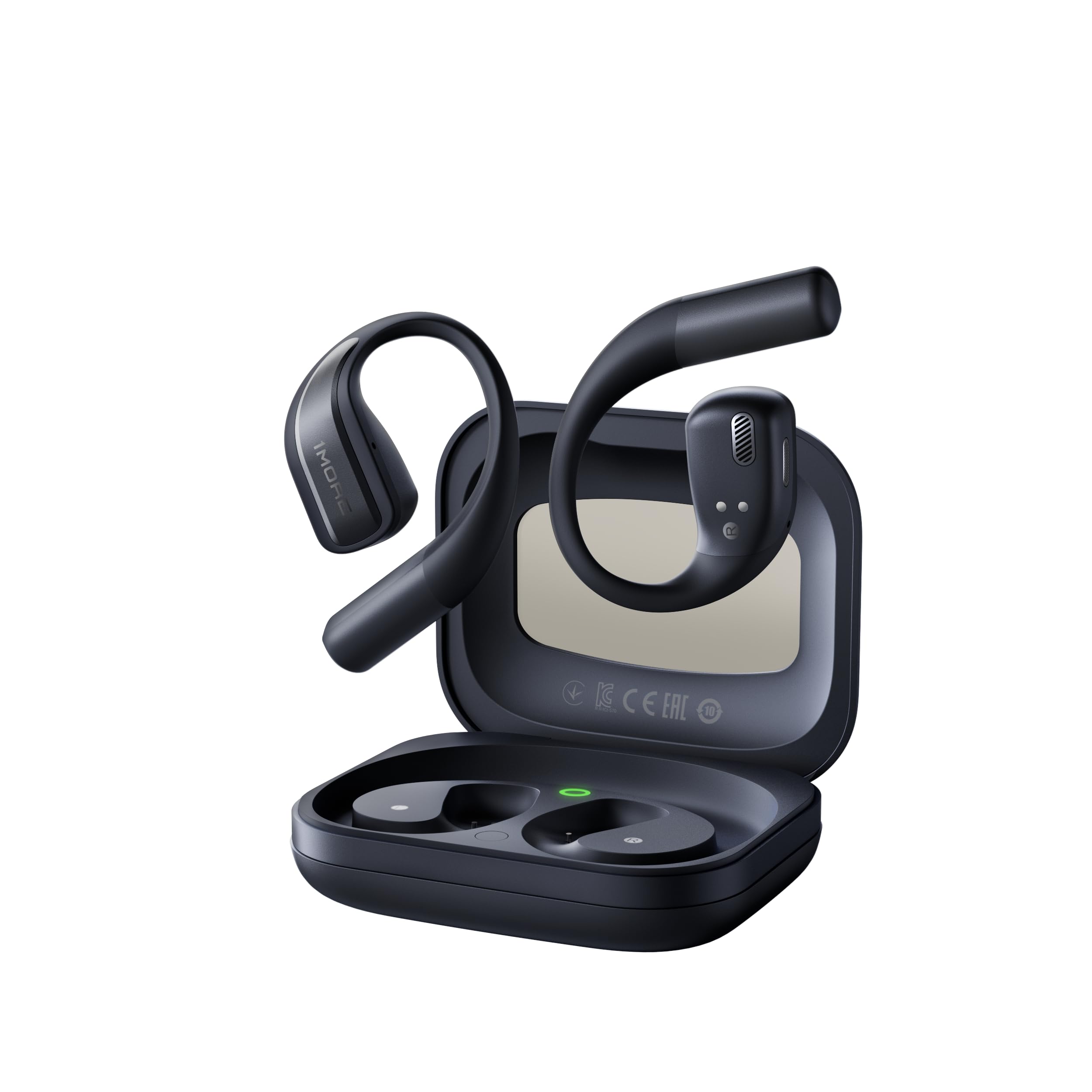 1MORE S70 Open Ear Headphones - True Wireless Bluetooth Open Earbuds，Comfortable Out of Ear Earbuds, Balance AIR+, IPX5 Waterproof, 40H Playtime, App Control, Clear Calls, True Wireless Stereo