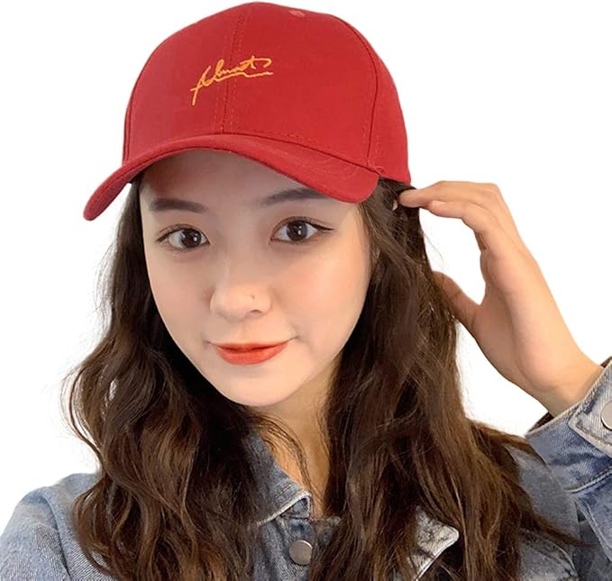 Amazon Alaix レディース 帽子 キャップ Uv 紫外線対策 フリーサイズ Alantロゴ 立体刺繍 コットン100 通気 春夏秋冬 オールシーズン レッド キャップ 通販