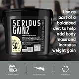 The Bulk Protein Company Serious Gainz Mass Gainer Vanilla 5 kg view 5