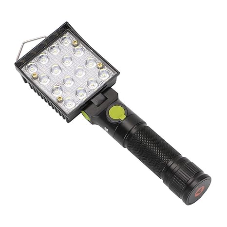 DOGZI Led Taschenlampe Verstellbar, Baumarkt Eisenwaren - Neue LED Arbeitslampe Magnet Taschenlampe mit Haken Faltbrenner