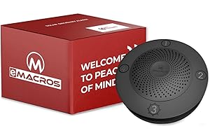 eMACROS Long Range Solar Wireless Driveway Alarm Outdoor Weather Resistant Motion Sensor & Detector-Security Alert System-Monitor & Protect Outside Property (only Receiver)