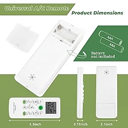 Universal AC Remote Control - 6000 in 1 LCD A/C