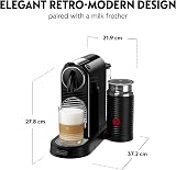 Nespresso CitiZ Milk Coffee Machine with Aeroccino Black ENV267.BAE view 5