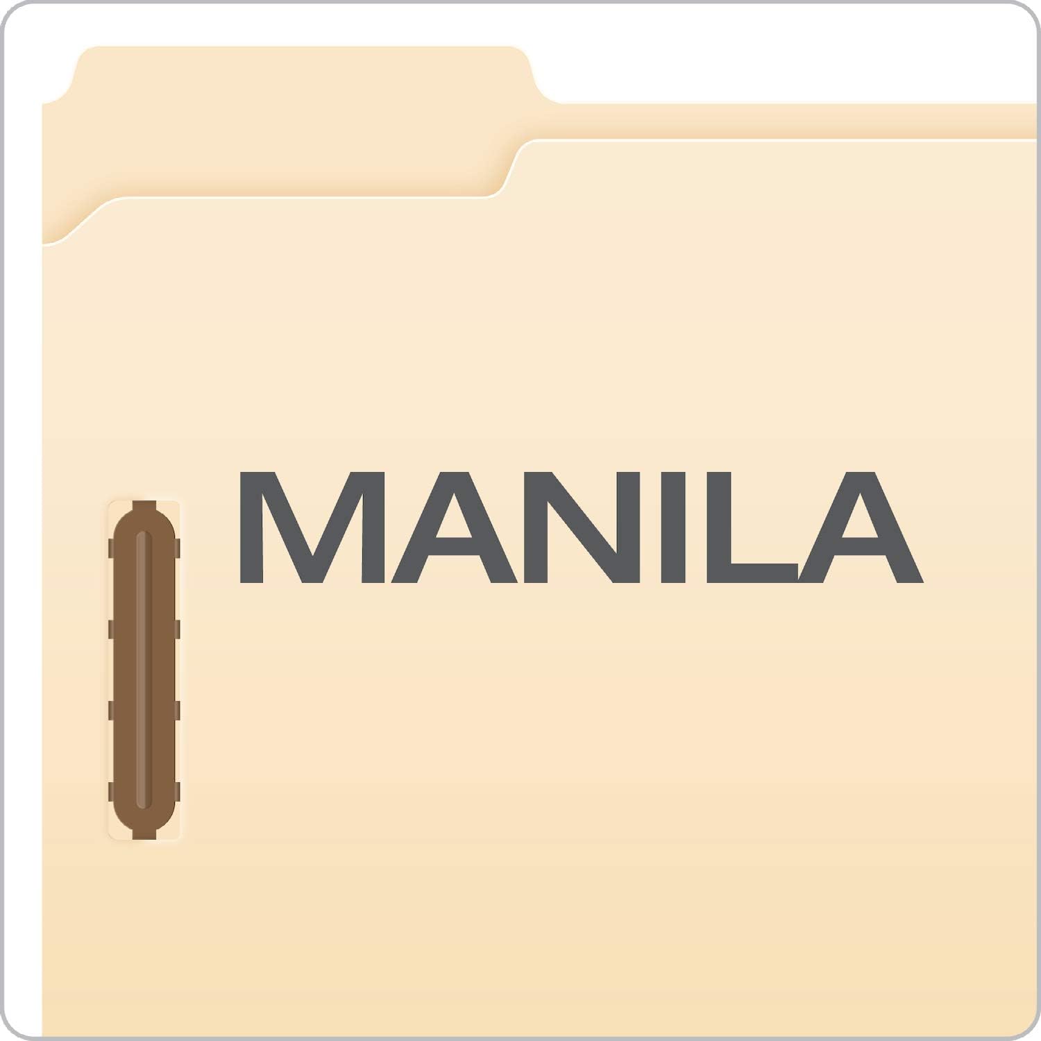 Pendaflex Fastener Folders, 2 Fasteners, Letter Size, Manila, 1/3 Cut Tabs, in Left, Right, Center Positions, 50 Per Box (FM213) : Manila File Folders : Office Products