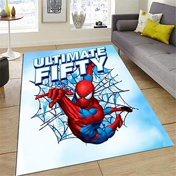 Cartoon Spiderman Teppich Kinder Anime rutschfester Teppich Wohnzimmer
