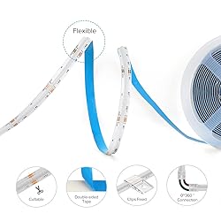BTF-LIGHTING FCOB COB RGB LED Strip 840LED/m 16.4FT