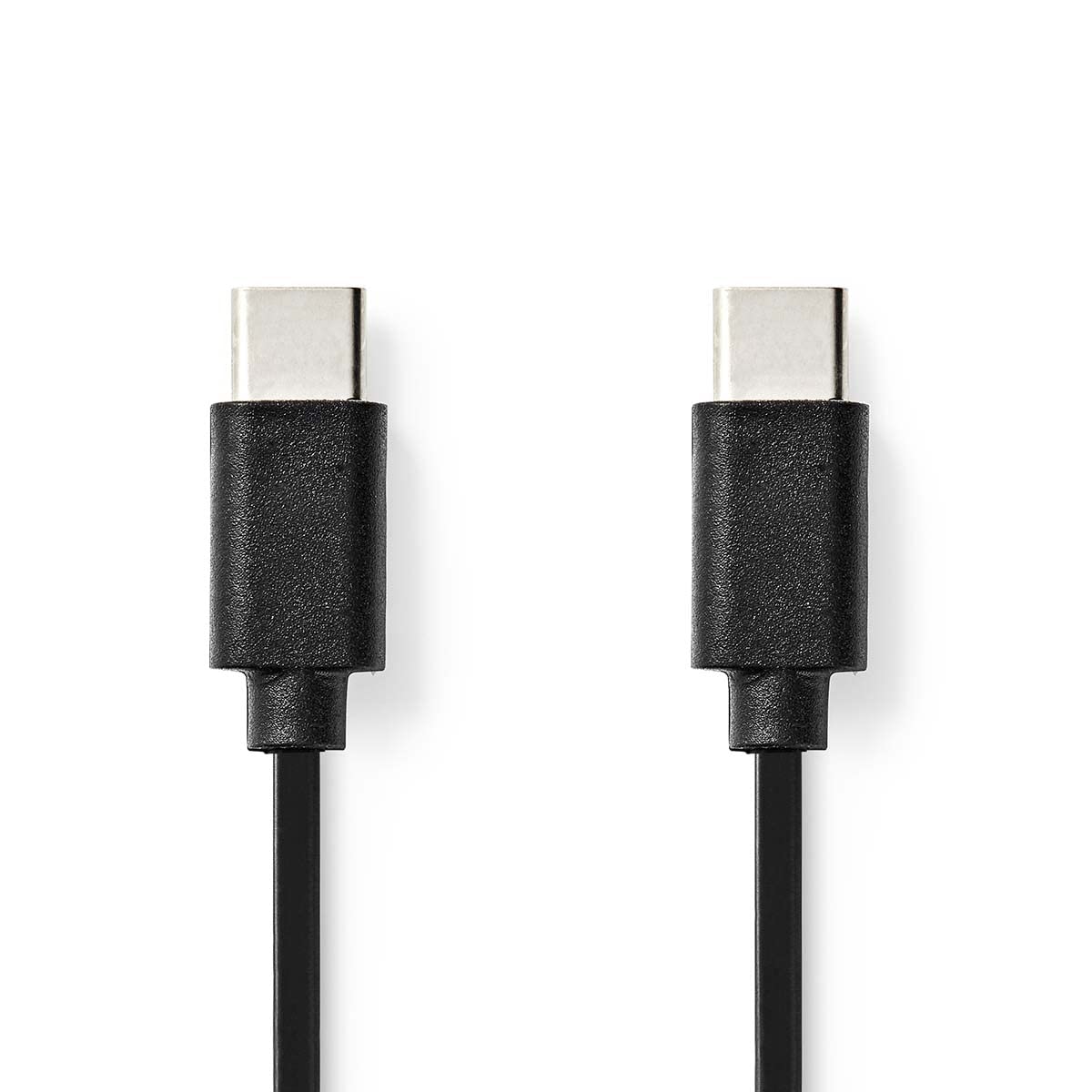 Nedis USB-C™ 2.0 Cable, User-Friendly Connector, 1.0m - Connect Mobile Devices to PC or MacBook, Fast Data Transfer 480 Mbps, Sync Charge and AV Support