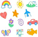 ZIMPLI 6 Large Bath Crayons Washable Kids Bath Pens Arts Craft Toy view 3