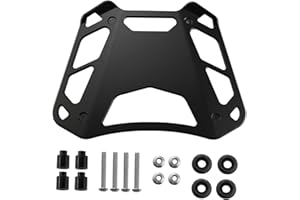 MotiveTech Tour Top Case Bracket, Motorcycle Rear Luggage Rack, Quick Installation, Motorbike Rear Seat Luggage Rack for Spyd