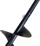 AUGER 6 inch Manual Post Hole Auger Digger Heavy Duty Hand Drill view 5